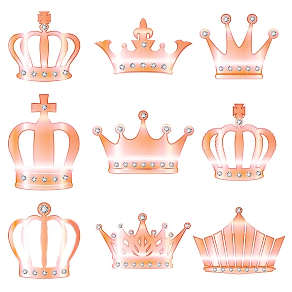 Crown crown diadem — Stock vektor