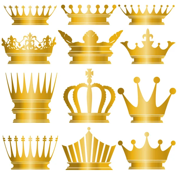 Diadem crown koruna — Stockový vektor
