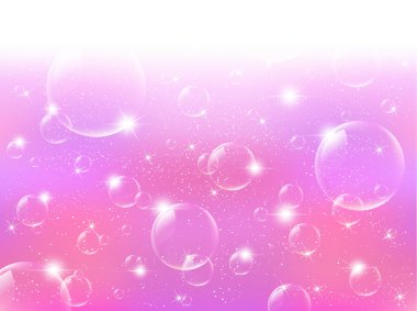 pembe arka plan sabun köpüğü