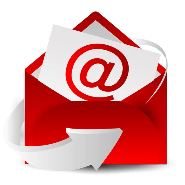 Icono carta de correo — Vector de stock