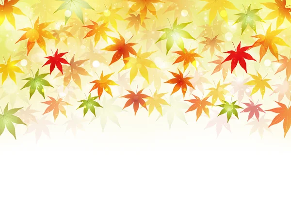 Arce fondo otoño — Vector de stock