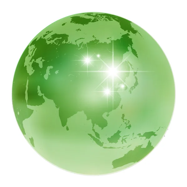 Jorden världen eco — Stock vektor