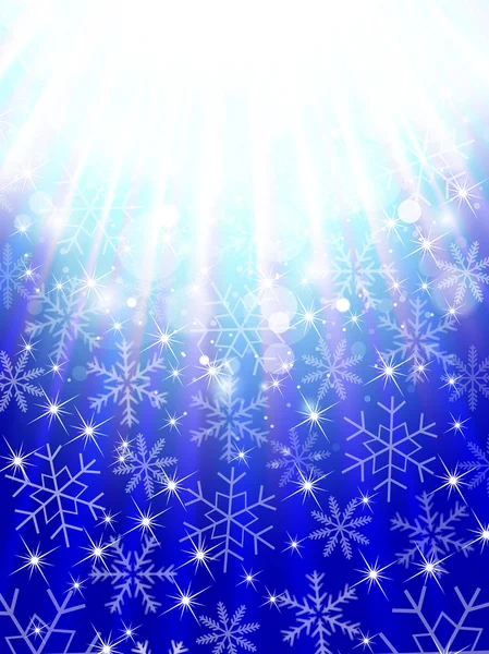 Nieve Navidad azul — Archivo Imágenes Vectoriales