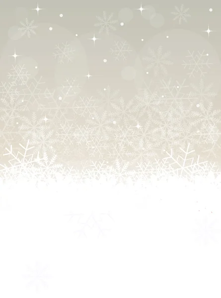 雪のクリスマスの空 — ストックベクタ