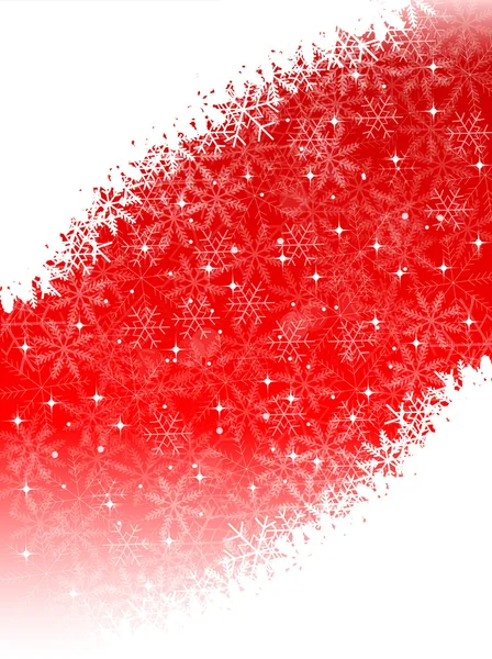 Χιόνι Χριστούγεννα κόκκινο — Διανυσματικό Αρχείο