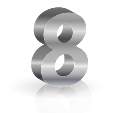 8 numara gümüş