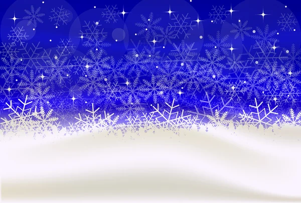 พื้นหลังหิมะคริสต์มาส — ภาพเวกเตอร์สต็อก
