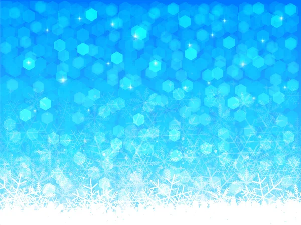 Navidad nieve fondo — Vector de stock