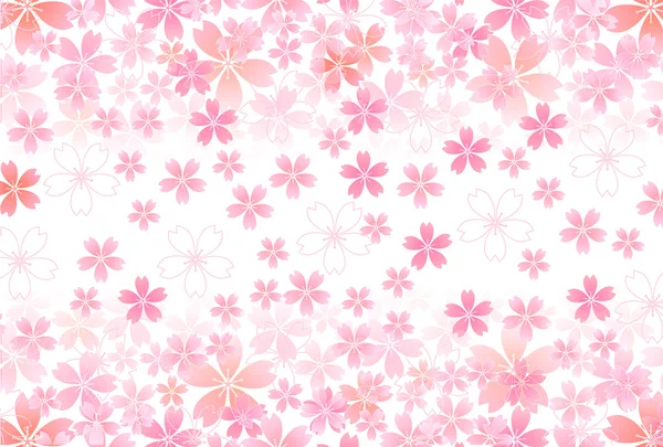 Arbre de fond cerise de printemps — Image vectorielle