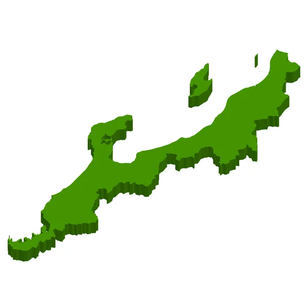 Japonya Haritası Japonya Haritası — Stok Vektör