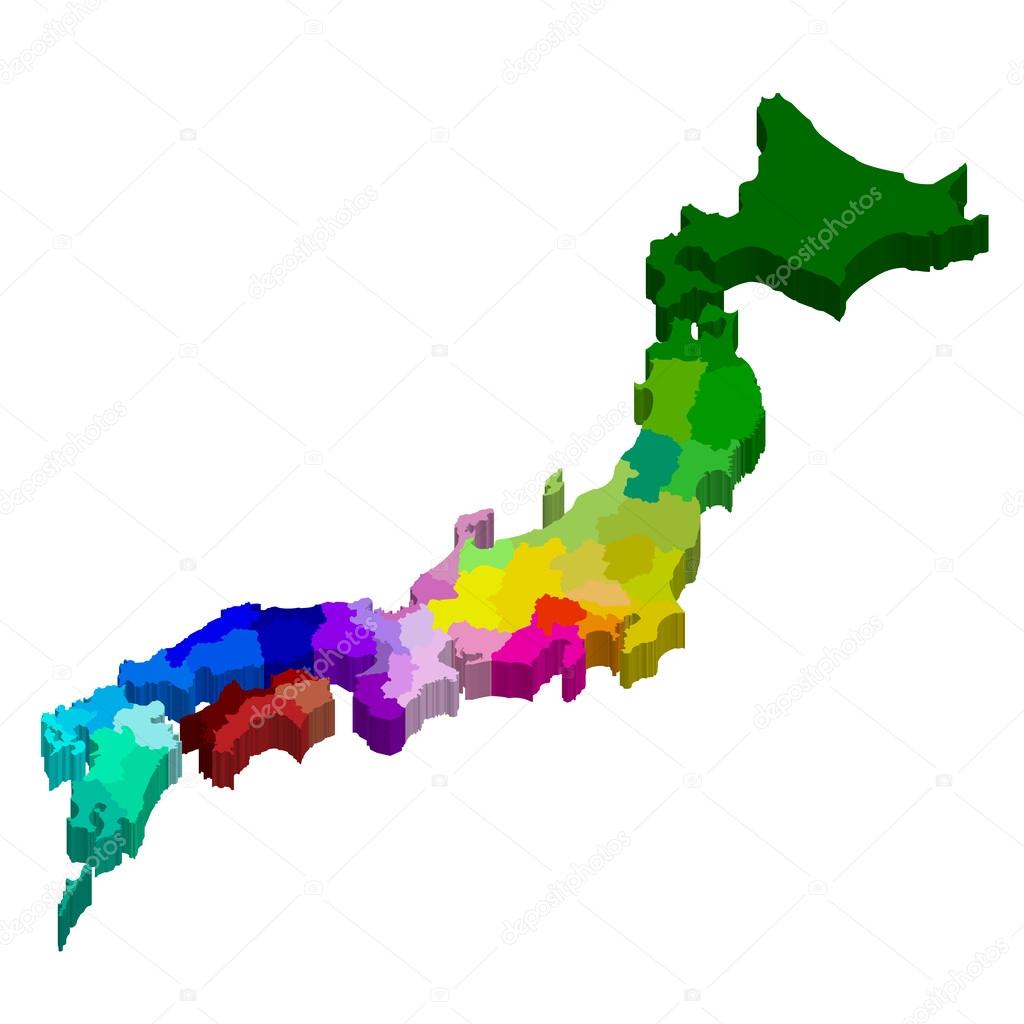 Japan map state
