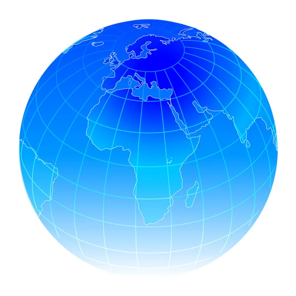Világ globe háttér — Stock Vector