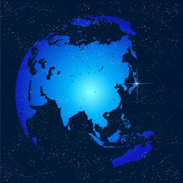 Wereld globe achtergrond — Stockvector