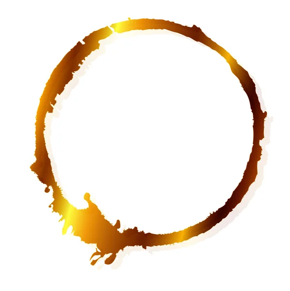 Quadro círculo emblema — Vetor de Stock