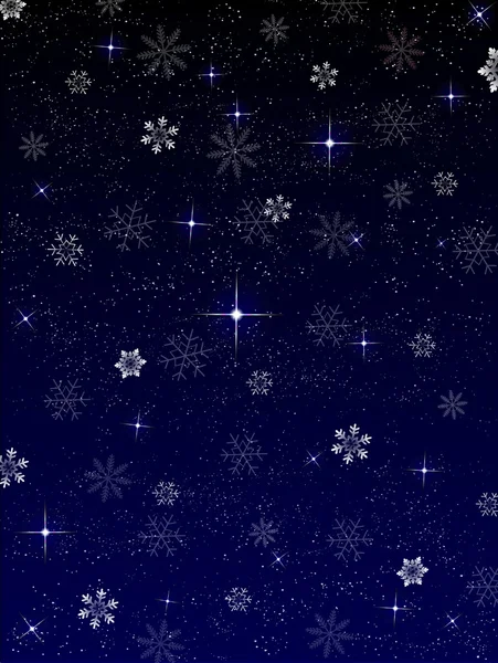 Christmas snow background — Stock Vector