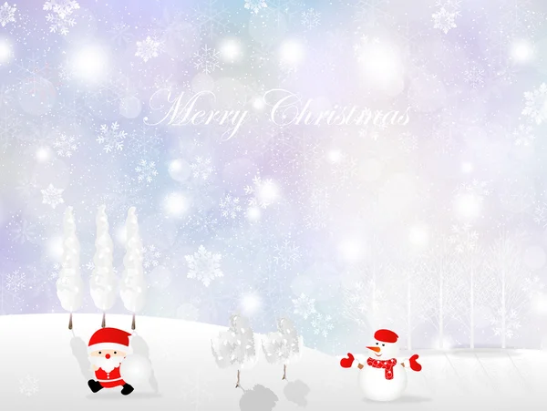 Christmas snow background — Stock Vector