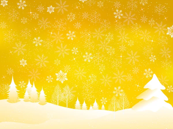 Weihnachten Schnee Hintergrund — Stockvektor