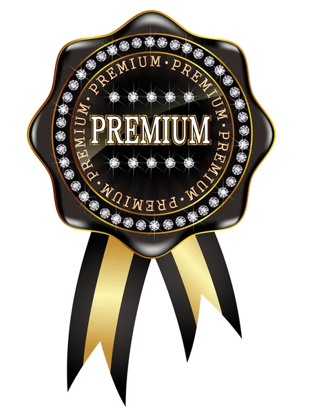 Premium medal frame — Stock Vector