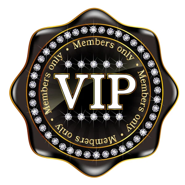 VIP frame medal — Stock Vector