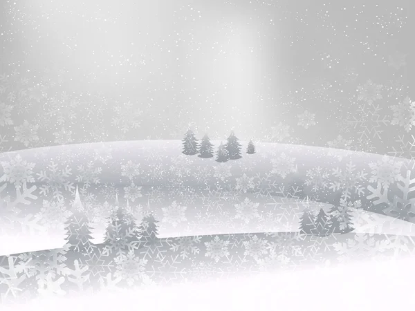 Natale neve sfondo — Vettoriale Stock