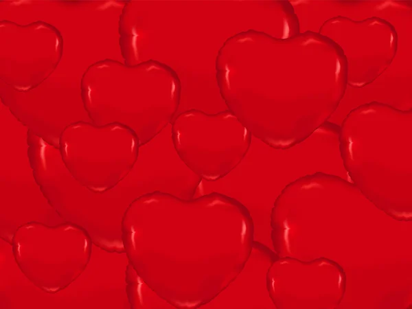 Corazón de San Valentín Fondo — Vector de stock