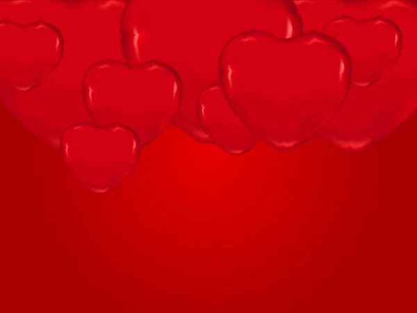 Corazón de San Valentín Fondo — Vector de stock