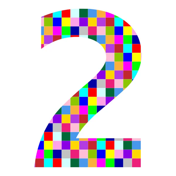 2 nombre de trame — Image vectorielle