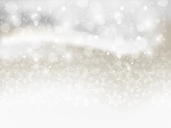 Noël fond de neige — Image vectorielle