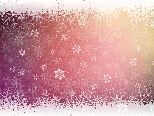 Noël fond de neige — Image vectorielle