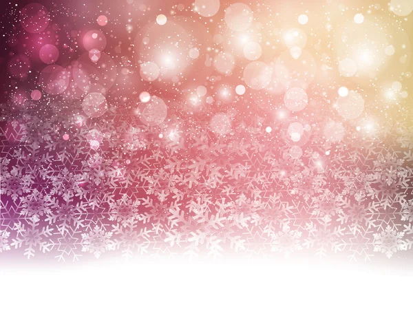 Christmas snow background — Stock Vector