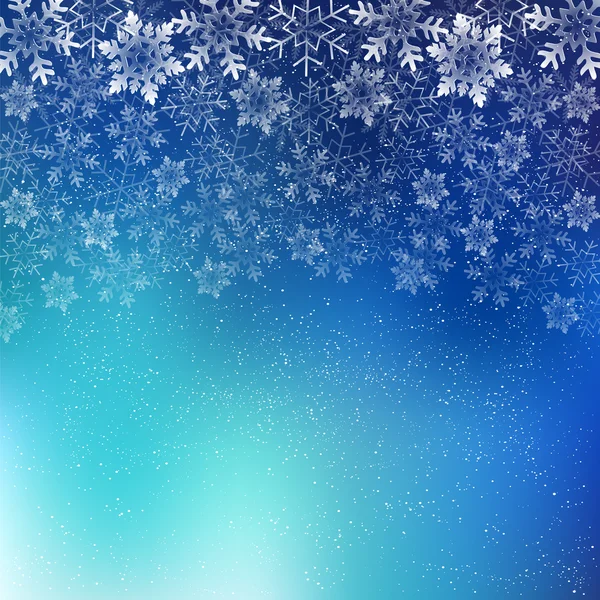 Weihnachten Schnee Hintergrund — Stockvektor