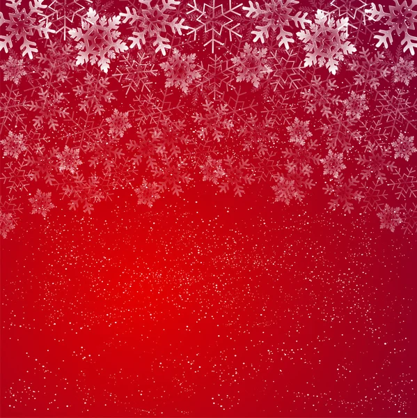 Christmas snow background — Stock Vector