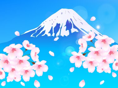 Fuji kiraz arka plan