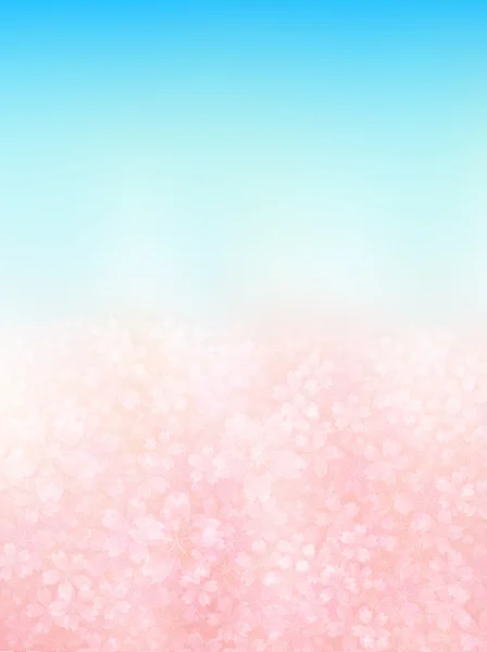 樱花樱花树背景 — 图库矢量图片