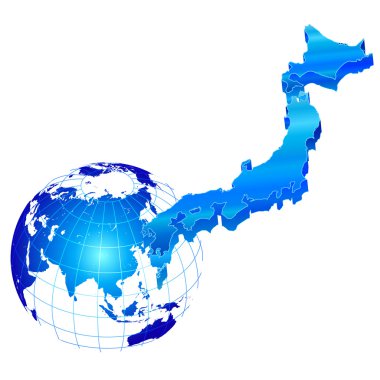 Japonya Haritası dünya