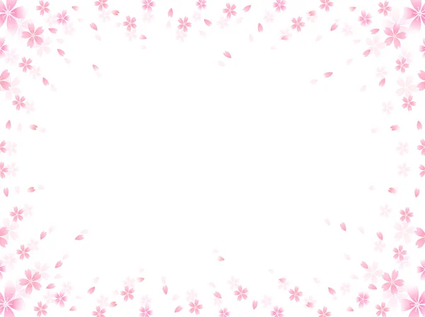 樱花樱花树背景 — 图库矢量图片