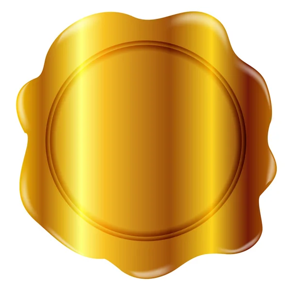 Gold medal frame — Stock Vector