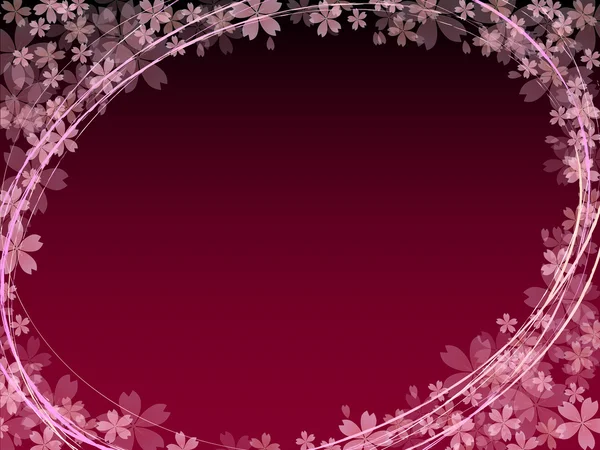 Sakura cerisier fond — Image vectorielle
