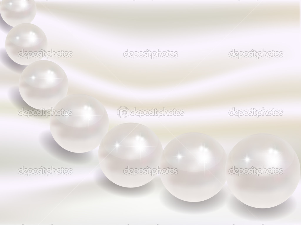 Pearl jewelry background