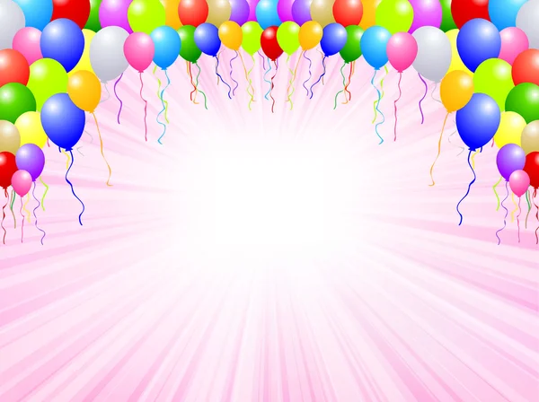 Ballon hemel zeepbellen — Stockvector