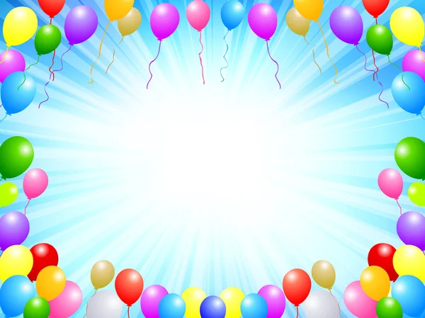 Balloon cielo sfondo — Vettoriale Stock