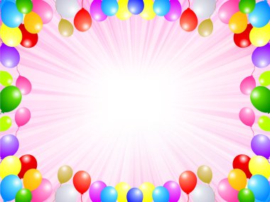 Sakura balon arka plan