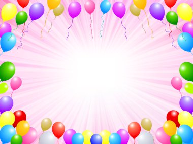 Sakura balon arka plan