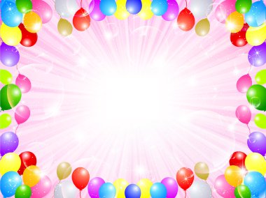Sakura balon arka plan