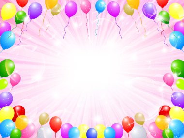 Sakura balon arka plan
