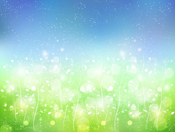 yaprak arka planda gökyüzü