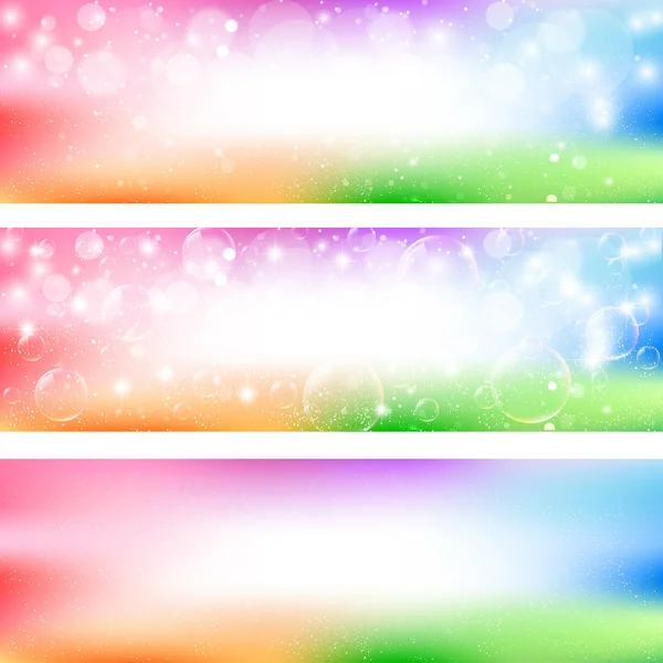 Fondo luz arco iris — Vector de stock