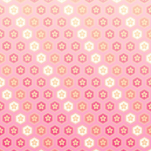 樱花的粉红色背景 — 图库矢量图片
