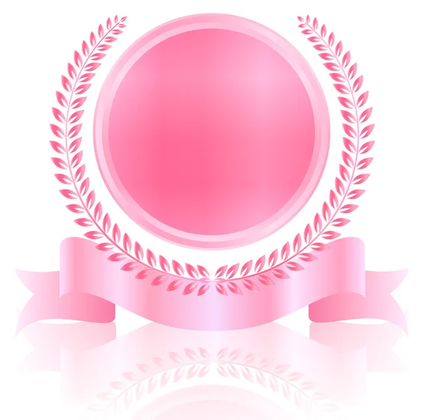 Medalha de quadro de cereja —  Vetores de Stock