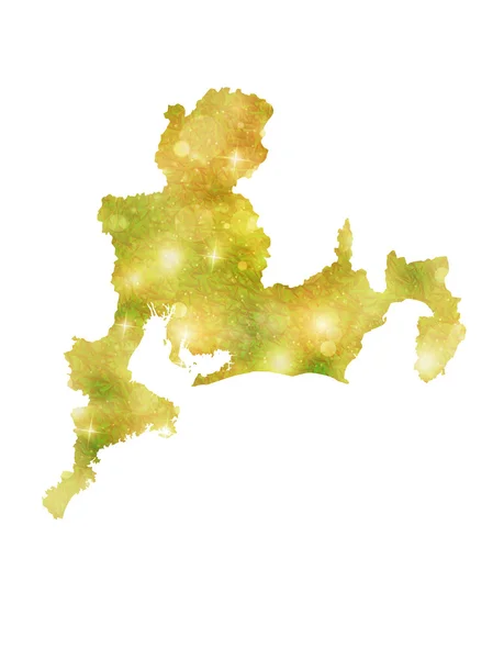 Tokai harita — Stok Vektör
